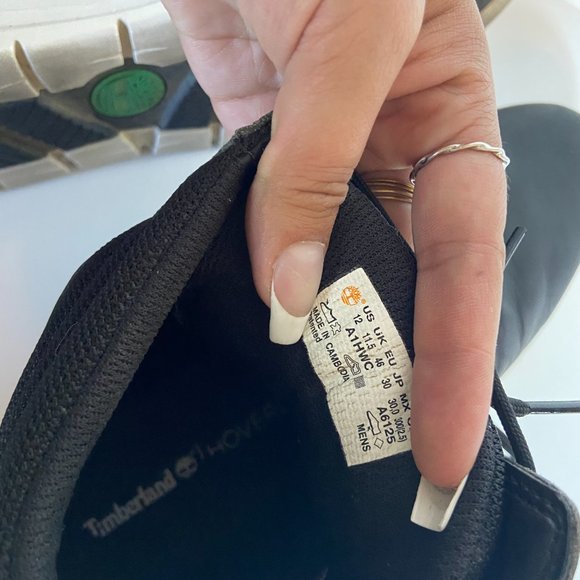 TIMBERLAND MEN'S GRAYDON SNEAKER BOOT BLACK FULL GRAIN A1HWC - Picture 3 of 3